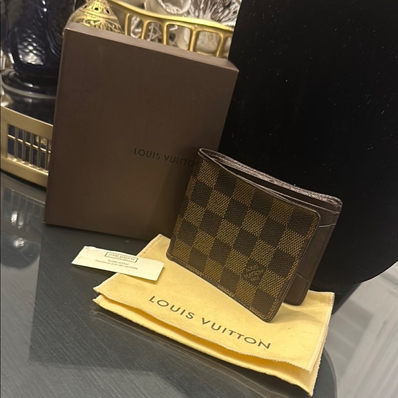 Louis Vuitton Damier Ebene Florin Wallet - Picture 1 of 11